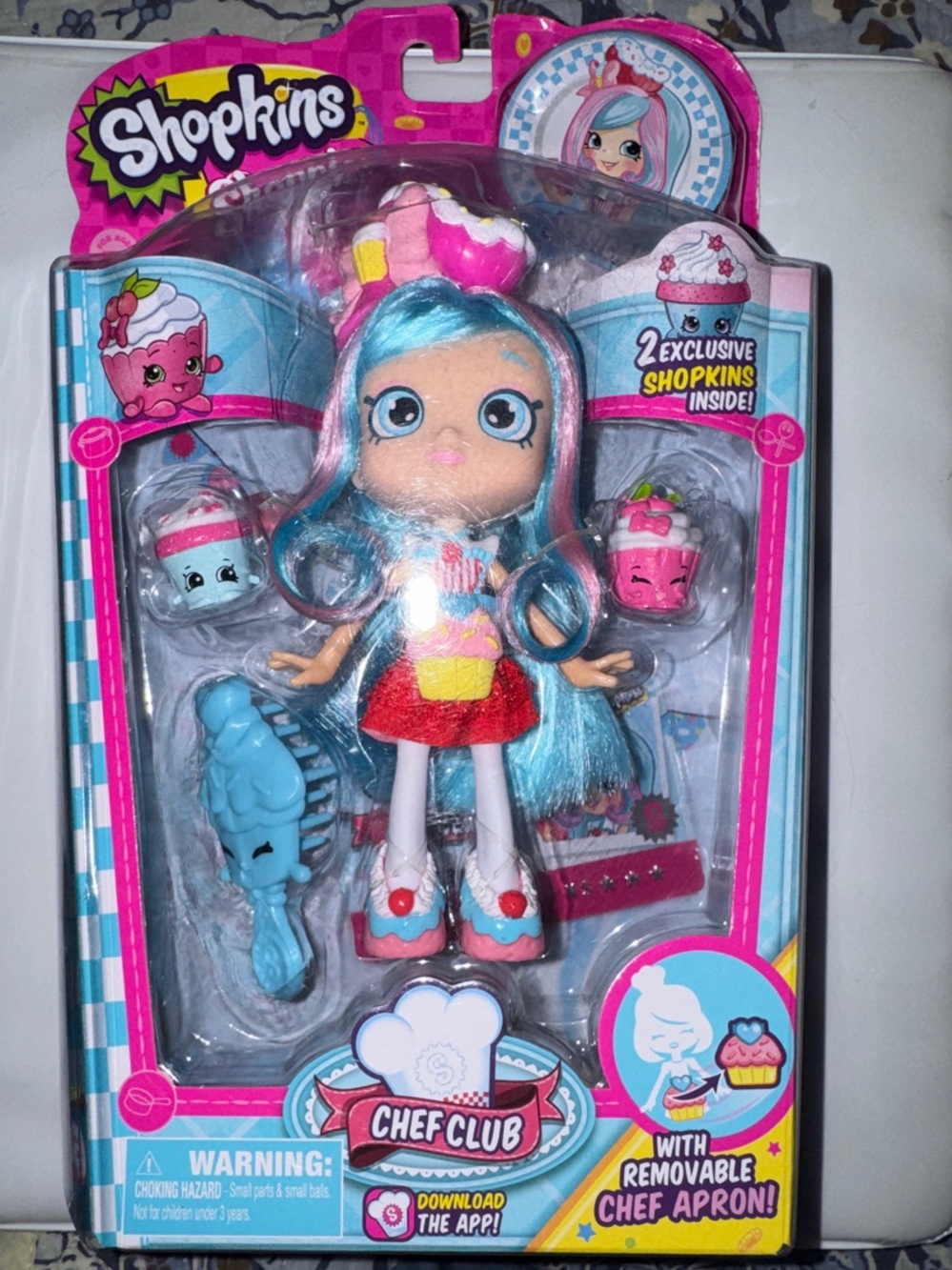 New Shopkins Shoppies Jessica’s Chef Club Doll NIB Factory Sealed Vintage